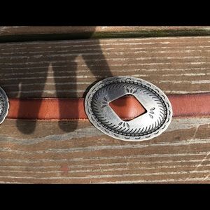 🌟 3 for 25 Small American eagle boho cognac belt